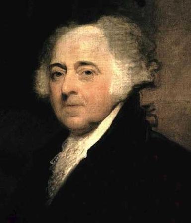 unknow artist Second President of the US. Painting by Gilbert Stuart oil painting picture